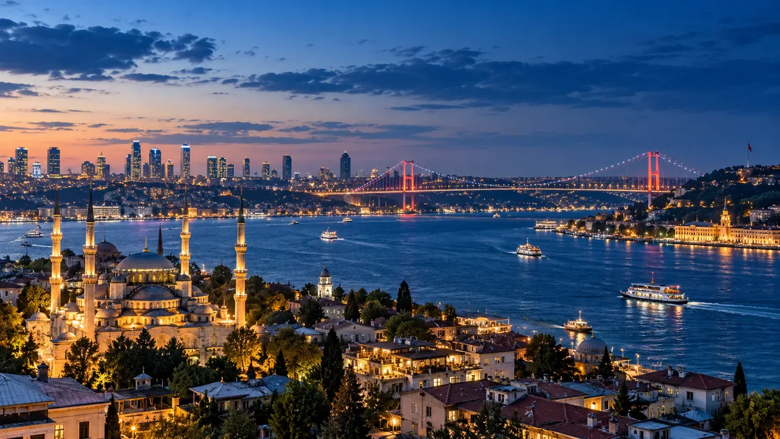 İstanbul şehir manzarası